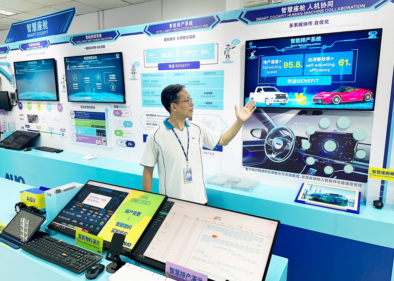 一路向西廈門將5G+ABC技術串聯生產管理全流程，打通研發、采購、生管、制程、設備、質量等產品全生命周期制造流程，完成數字化設計、智慧供應鏈、智能座艙、全流程設備管理、數據驅動優化、智慧在線檢測、智慧品管等自適應生產模式升級